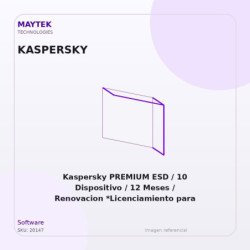 Kaspersky PREMIUM ESD / 10 Dispositivo / 12 Meses / Renovacion *Licenciamiento para Colombia* (KL1047DDKFR)