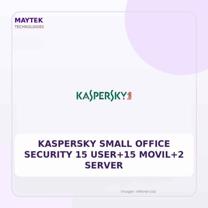 Kaspersky Small Office Security 15 USER+15 MOVIL+2 Server