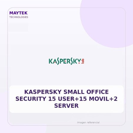 Kaspersky Small Office Security 15 USER+15 MOVIL+2 Server