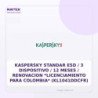 Kaspersky STANDAR ESD / 3 Dispositivo / 12 Meses / Renovacion *Licenciamiento para Colombia* (KL1041DDCFR)