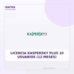 Licencia Kaspersky PLUS 10 Usuarios (12 Meses)