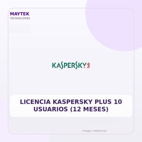 Licencia Kaspersky PLUS 10 Usuarios (12 Meses)