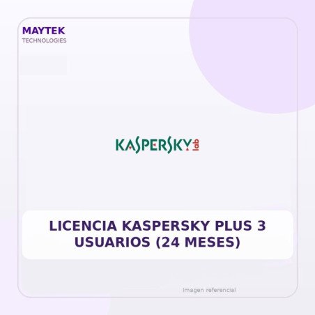 Licencia Kaspersky PLUS 3 Usuarios (24 Meses)