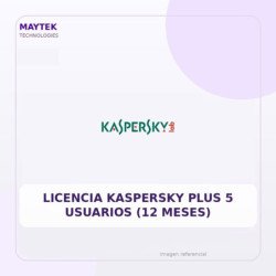 Licencia Kaspersky PLUS 5 Usuarios (12 Meses)