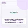 Licencia Kaspersky Small Office Security 5 USER+5 MOVIL+1 Server 12 Meses