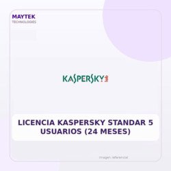 Licencia Kaspersky Standar 5 Usuarios (24 Meses)