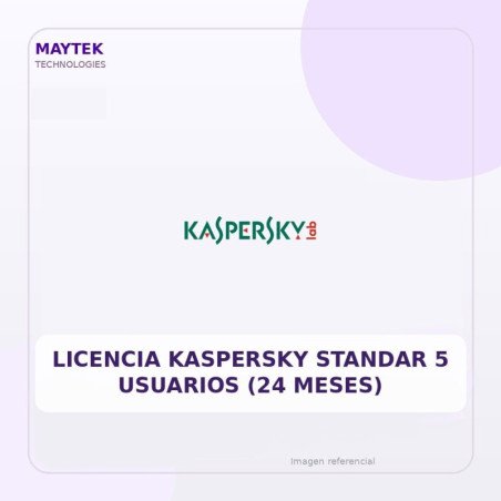 Licencia Kaspersky Standar 5 Usuarios (24 Meses)
