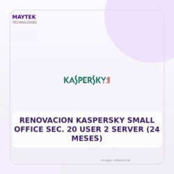 Renovacion Kaspersky Small Office SEC. 20 USER 2 Server (24 Meses)