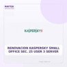 Renovacion Kaspersky Small Office SEC. 25 USER 3 Server