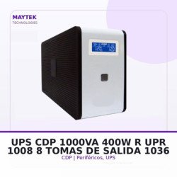 UPS Cdp 1000va/500w R-upr 1008, 8 Tomas De Salida