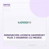 Renovacion Licencia Kaspersky PLUS 3 Usuarios (12 Meses)