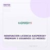 Renovacion Licencia Kaspersky Premium 5 Usuarios (12 Meses)