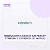 Renovacion Licencia Kaspersky Standar 5 Usuarios (12 Meses)
