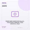 POWER BANK ADATA R100 Magnetic, Carga Rapida 10000mAh, Carga Inalambrica, Negro