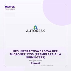 Powest UPS Interactiva 1250VA REF. Micronet 1250 (reemplaza a la NUIMN-7273)
