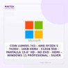 Microsoft COIN LUMIR5-743 | AMD Ryzen 5 7430U | 16GB DDR4 | 512GB SSD | Pantalla 15,6" HD | NO DVD | HDMI | Windows 11