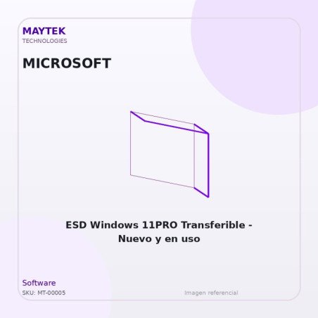 Microsoft ESD Windows 11PRO Transferible | Nuevo y en uso