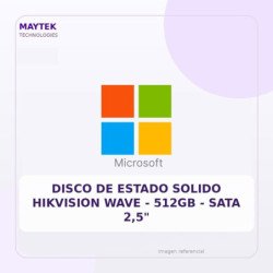 Disco de Estado Solido Hikvision WAVE | 512GB | SATA 2,5"