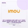 Imou KIT 2 Camaras WIFI 2MP 1/2.7" CMOS Night Vision 10M Detec. PIR 5VDC/1A IP65 + 1 Estacion BASE