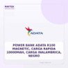 POWER BANK ADATA R100 Magnetic, Carga Rapida 10000mAh, Carga Inalambrica, Negro