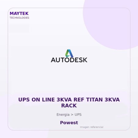 Powest UPS ON LINE 3KVA REF Titan 3KVA RACK