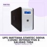 UPS WATTANA STARTEC 500VA/110VAC Interactiva, 6 Salidas