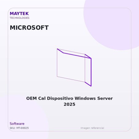Microsoft OEM Cal Dispositivo Windows Server 2025