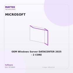 Microsoft OEM Windows Server DATACENTER 2025 | 2 CORE