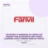 Fanvil Telefono IP Android 20 Lineas SIP Gigabit POE Bluetooth WIFI Video Llamada 3VIAS Confer PANT10"TOUCH