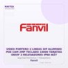 Fanvil Video Portero 2 Lineas SIP Aluminio POE CAM 2MP Teclado 10000 Tarjetas Onvif 2 Relevadores IP66 IK07