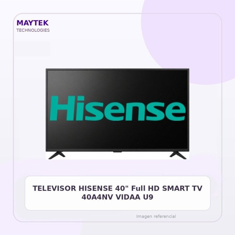 TELEVISOR HISENSE 40" Full HD SMART TV 40A4NV VIDAA U9