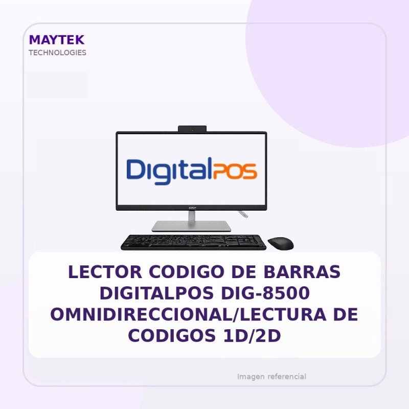 Digitalpos Lector Codigo De Barras Digitalpos Dig-8500 Omnidireccional/lectura De Codigos 1d/2d