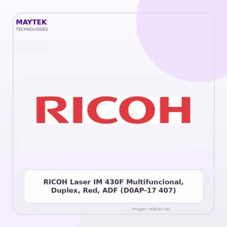 RICOH Laser IM 430F Multifuncional, Duplex, Red, ADF (D0AP-17 407)