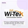Wi-Tek Acces POINT-EXTERIOR AC1200 WIFI 5, 2,4GHZ: 300 5GHZ: 867 MBPS, 200 M2. 2*GE RJ45 POE AF/AT. 250 Usuarios, IP65, Cloud