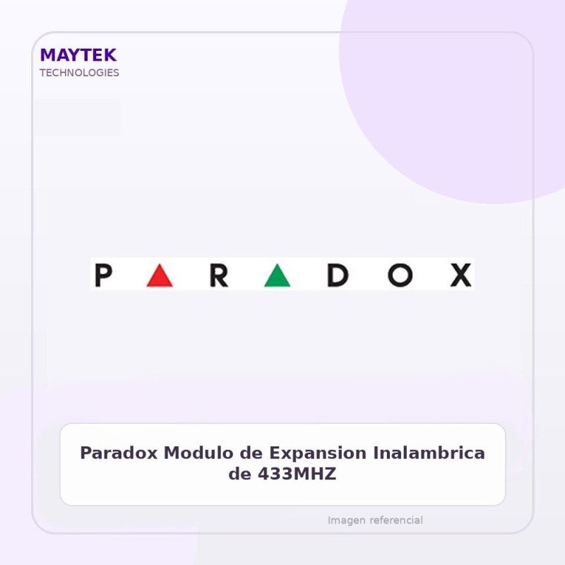 Paradox Modulo de Expansion Inalambrica de 433MHZ