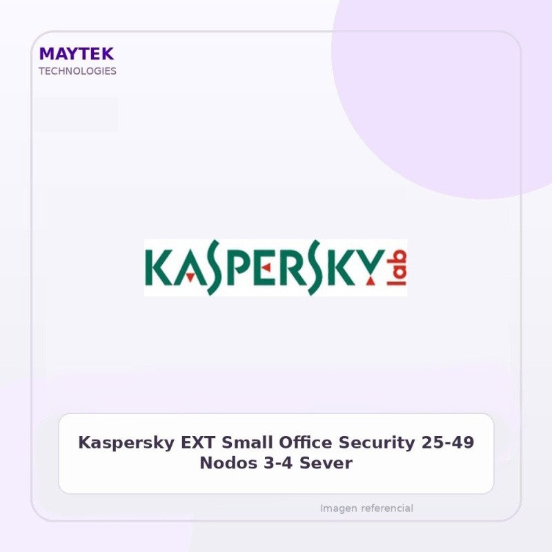 Kaspersky EXT Small Office Security 25-49 Nodos | 3-4 Sever