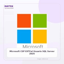 Microsoft CSP EXTCal Usuario SQL Server 2025