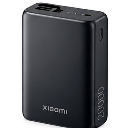 Power BANK 20.000 MAH 22.5W, USB C, Entrada y Salida PD 3.0, Carga Rapida, Color Negro