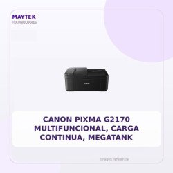 CANON PIXMA G2170 Multifuncional, Carga Continua, MegaTank
