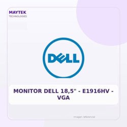 Monitor DELL 18,5" | E1916HV | VGA