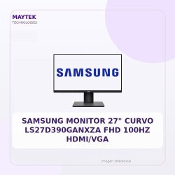 SAMSUNG MONITOR 27" Curvo LS27D390GANXZA FHD 100Hz HDMI/VGA
