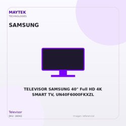 TELEVISOR SAMSUNG 40" Full HD 4K SMART TV UN40F6000FKXZL