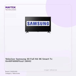 TELEVISOR SAMSUNG 40" Full HD 4K SMART TV UN40F6000FKXZL