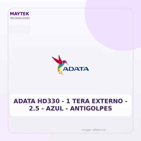 Adata HD330 | 1 TERA Externo | 2.5 | AZUL | Antigolpes