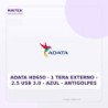 Adata HD650 | 1 TERA Externo | 2.5 USB 3.0 | AZUL | Antigolpes