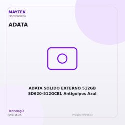 ADATA SOLIDO EXTERNO 512GB SD620-512GCBL Antigolpes Azul