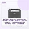 Brother Escaner Brother Ads-3350w - 40 Ppm - 80 Ipm - Duplex A Color - USB 3,0 - Capacidad Adf 60 Paginas - WIFI - Ethernet