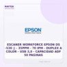 Epson Escaner Workforce Epson Ds -530 || - 35ppm - 70 Ipm - Duplex A Color - USB 3,0 - Capacidad Adf 50 Paginas