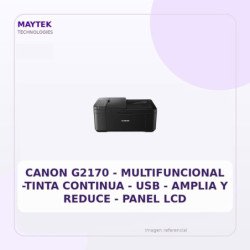 Canon G2170 - Multifuncional -tinta Continua - USB - Amplia Y Reduce - Panel LCD