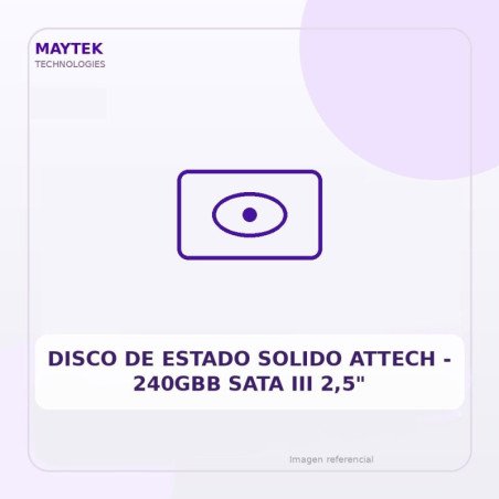 Disco de Estado Solido Attech | 240GBB SATA III 2,5"